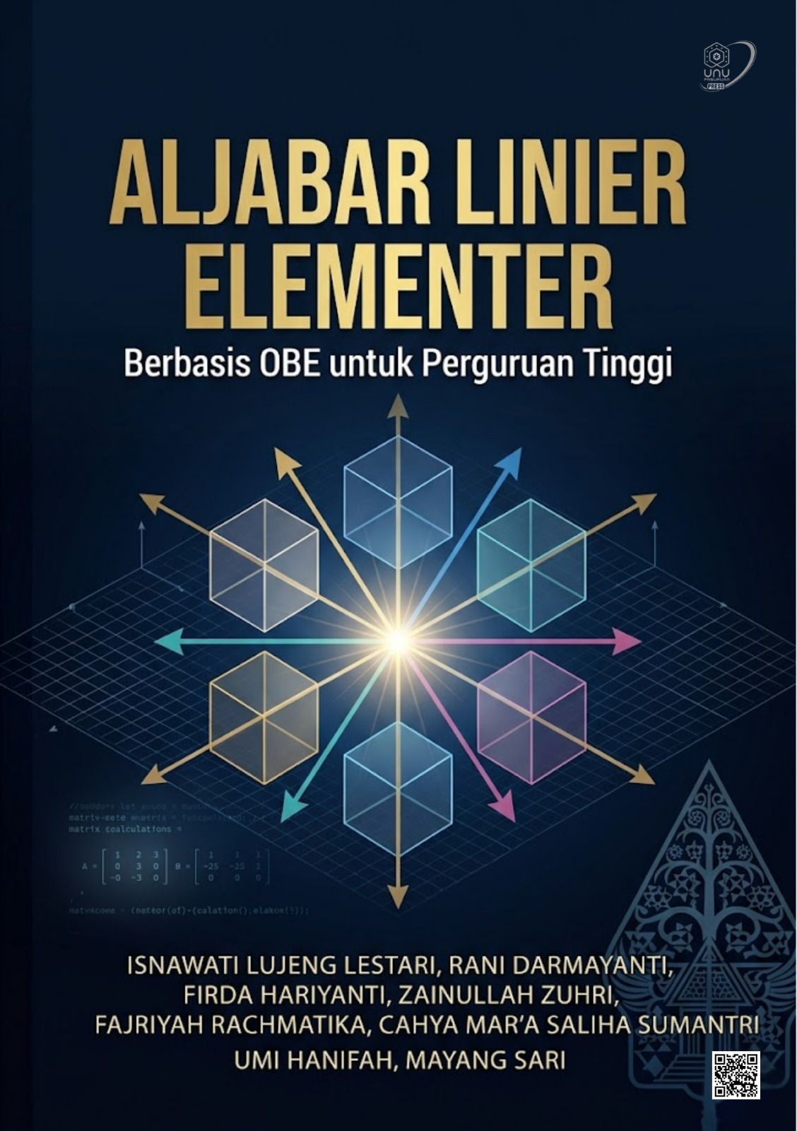 ALJABAR LINIER ELEMENTER: Berbasis OBE untuk Perguruan Tinggi