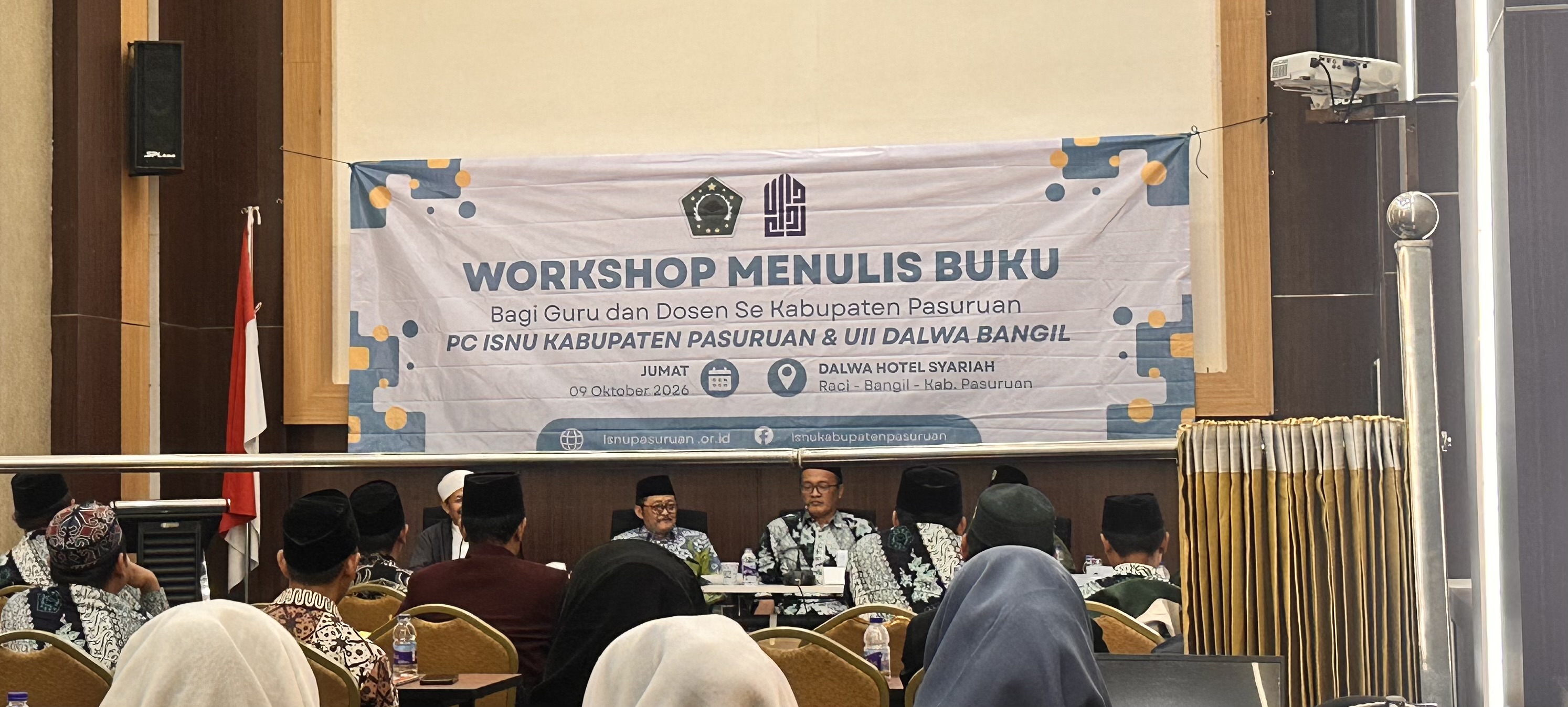 UPT P3H ikutserta dalam Workshop Penulisan dan Penerbitan Buku yg Diselengarakan PC ISNU Kabupaten Pasuruan