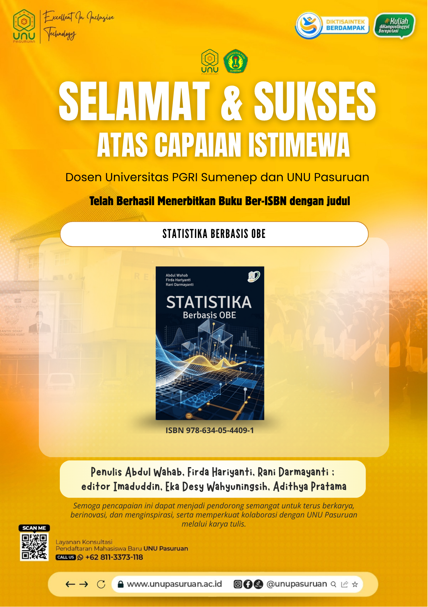 Mengembangkan Literasi Akademik melalui Statistika Berbasis OBE